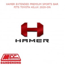 HAMER EXTENDED PREMIUM SPORTS BAR FITS TOYOTA HILUX 2020-ON